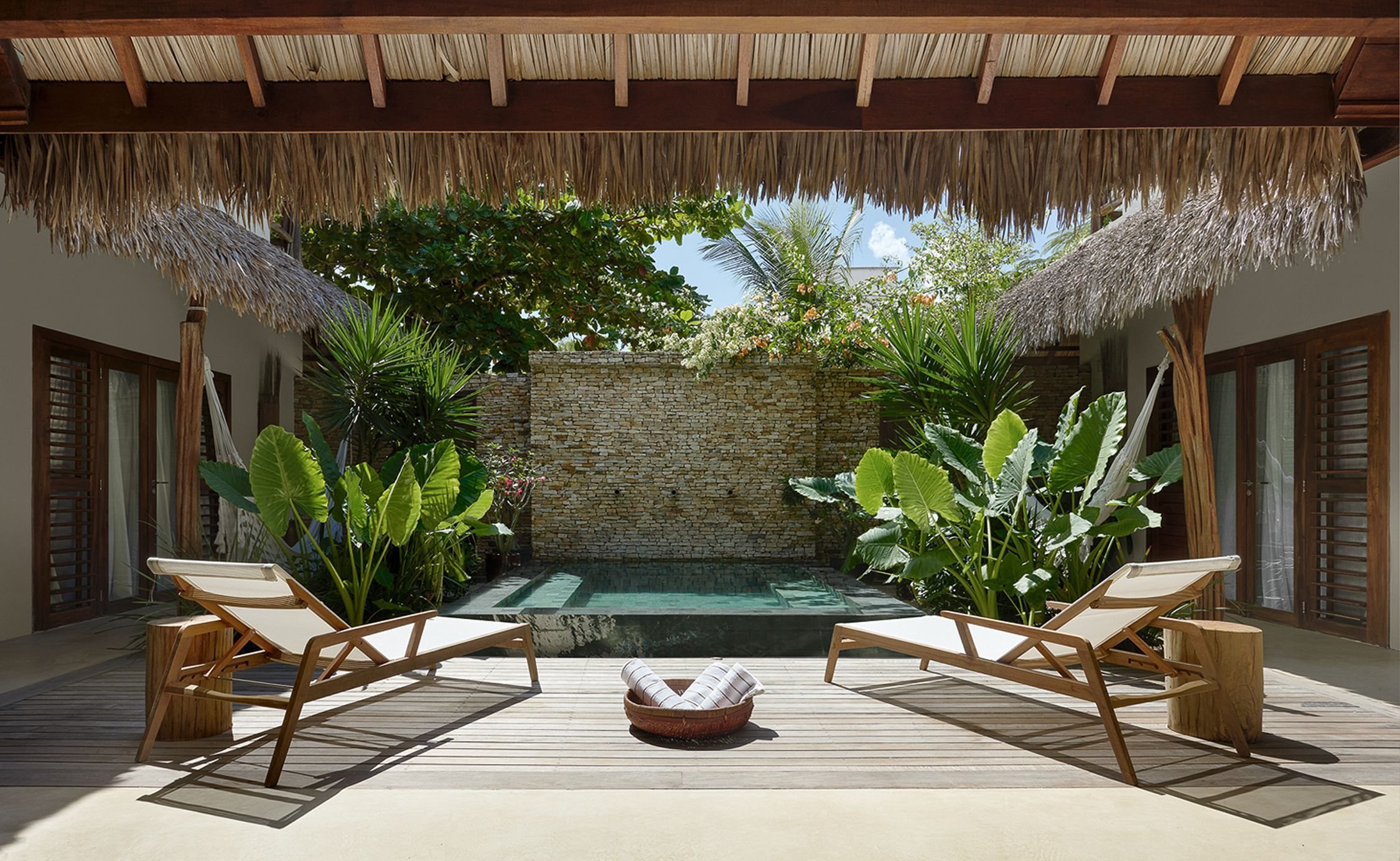 Large comfortable house in Jericoacoara with inner courtyard